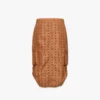 Jupe midi Monogram en nylon recyclé