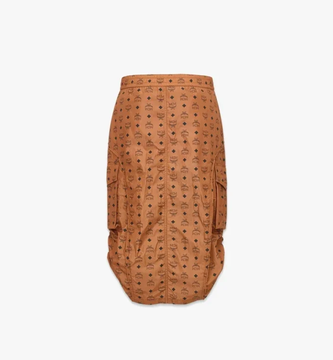 Jupe midi Monogram en nylon recyclé