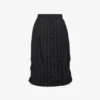 Jupe midi Monogram en nylon recyclé