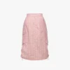 Jupe midi Monogram en nylon recyclé