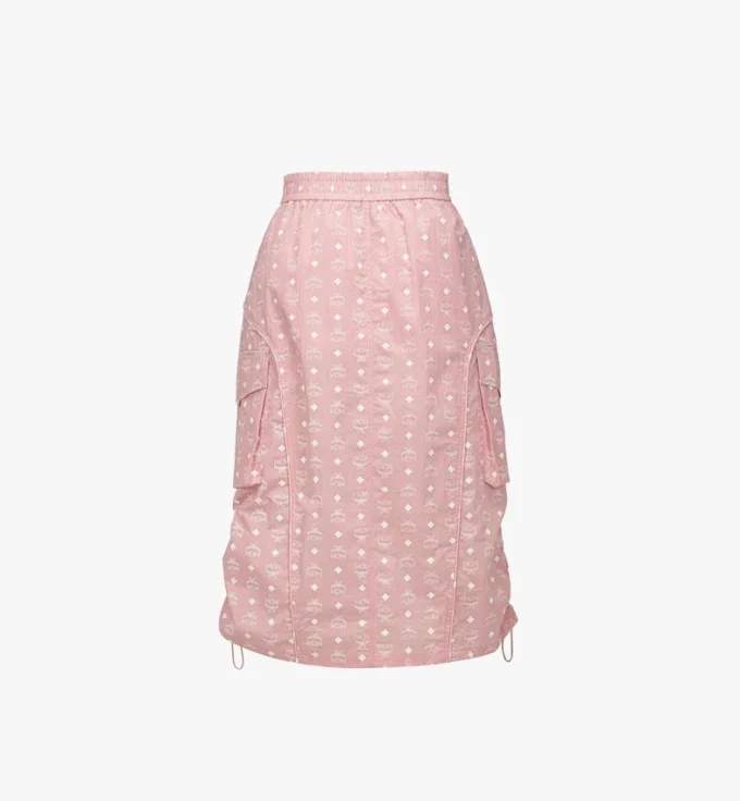 Jupe midi Monogram en nylon recyclé