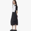 Jupe midi Monogram en nylon recyclé