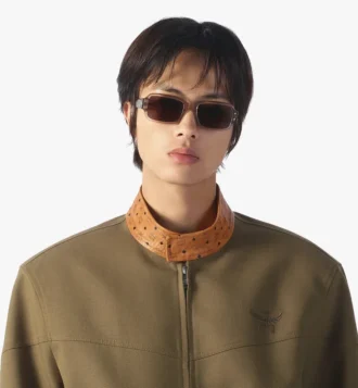 Lunettes de soleil géométriques