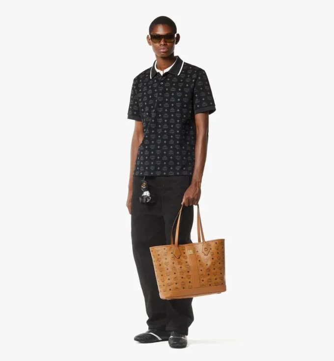 Nouveau sac Liz Shopper en Visetos Nouveau sac Liz Shopper en Visetos