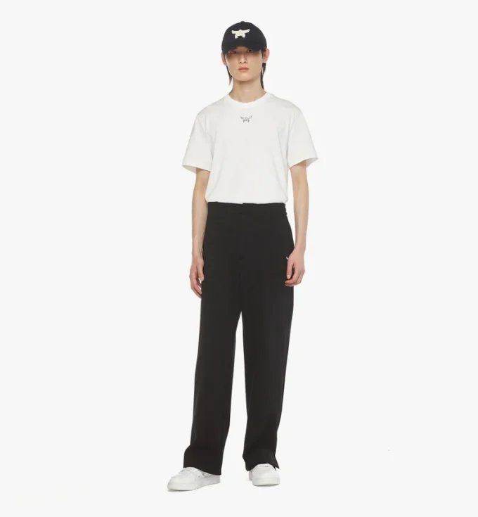 Pantalon en ponte à cordon de serrage Essential