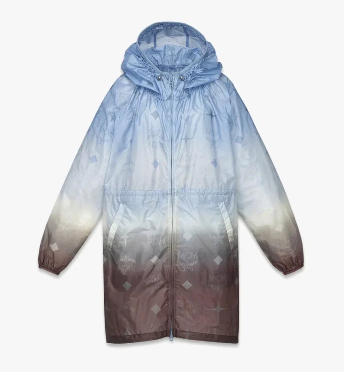 Parka en nylon ripstop à motif Monogram dégradé