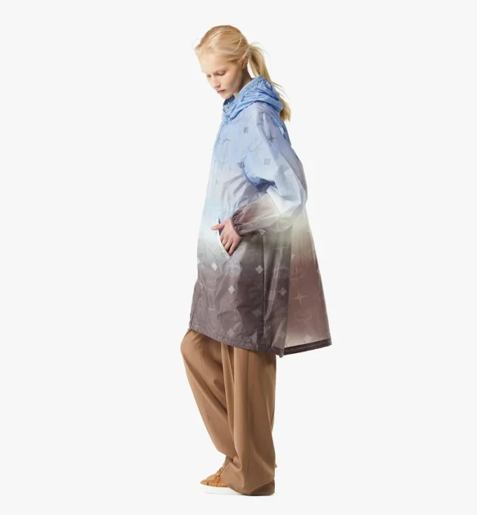 Parka en nylon ripstop à motif Monogram dégradé