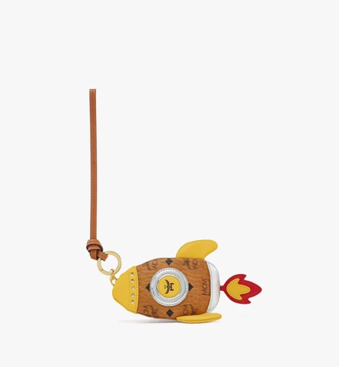 Pendentif pochette fusée Aren en Visetos Pendentif pochette fusée Aren en Visetos