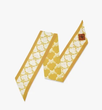 Petite écharpe Lauretos en jacquard de soie biologique