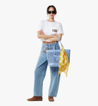 Petite écharpe Lauretos en jacquard de soie biologique