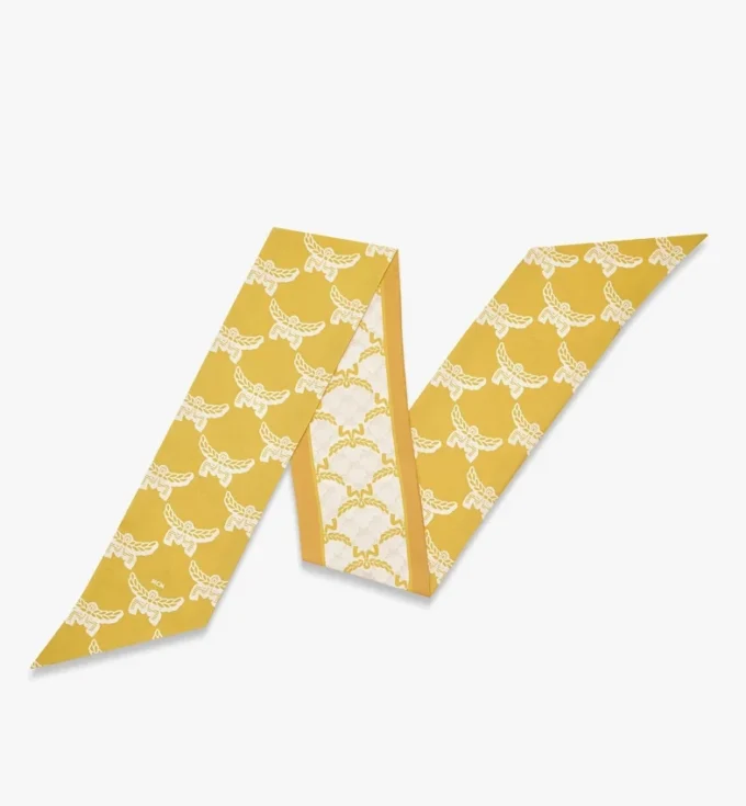 Petite écharpe Lauretos en jacquard de soie biologique