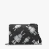 Pochette à main avec bandoulière en chaîne en Visetos Rabot Pochette à main avec bandoulière en chaîne en Visetos Rabot