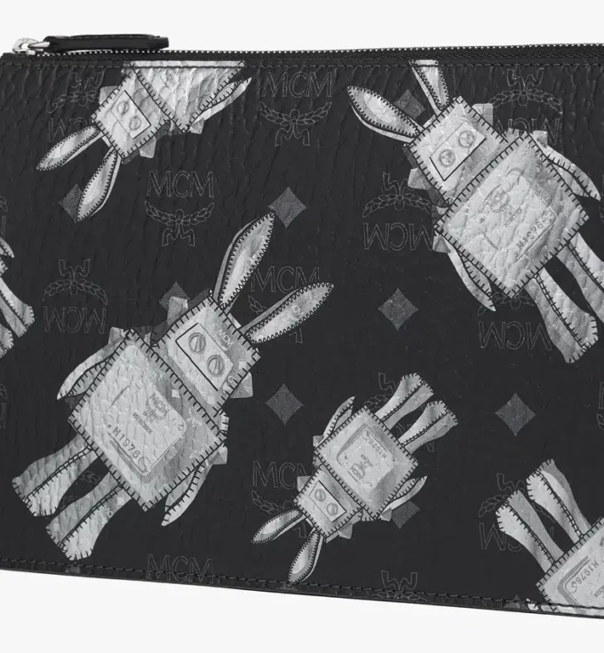 Pochette à main avec bandoulière en chaîne en Visetos Rabot Pochette à main avec bandoulière en chaîne en Visetos Rabot