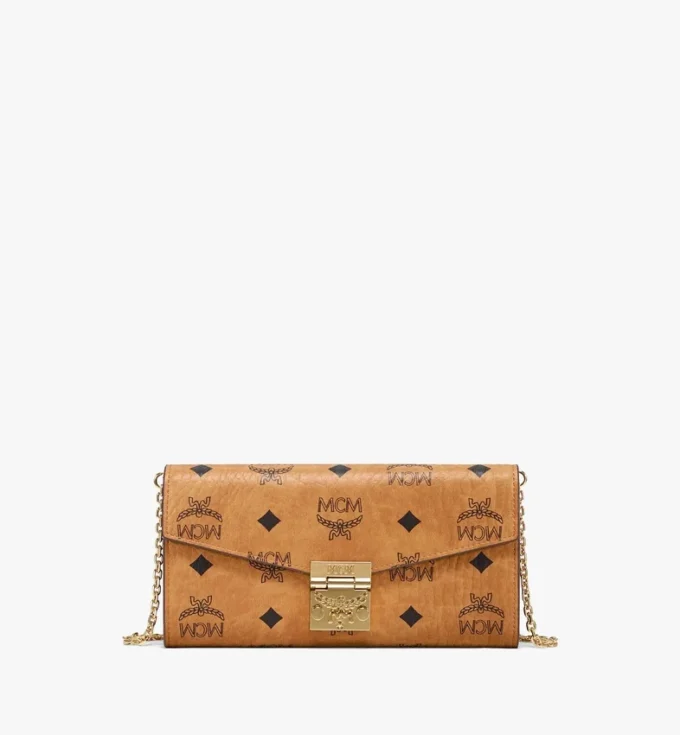 Portefeuille à bandoulière Tracy Crossbody en Visetos Portefeuille à bandoulière Tracy Crossbody en Visetos