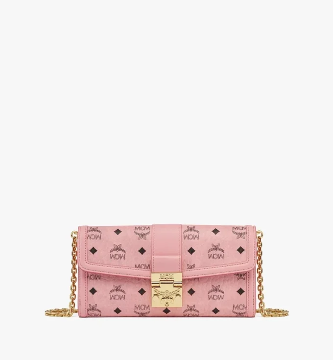 Portefeuille Tracy Chain en Visetos Portefeuille Tracy Chain en Visetos