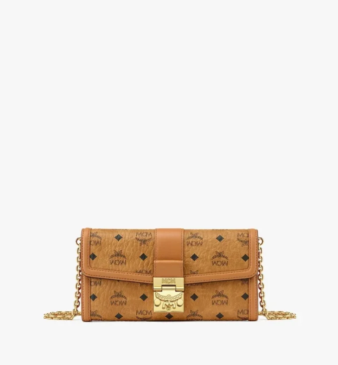 Portefeuille Tracy à chaîne en Visetos