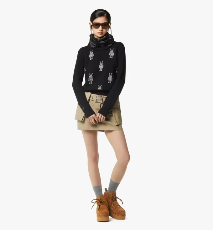 Pull Rabot en jacquard de laine Pull Rabot en jacquard de laine
