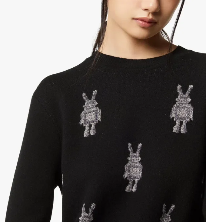 Pull Rabot en jacquard de laine Pull Rabot en jacquard de laine