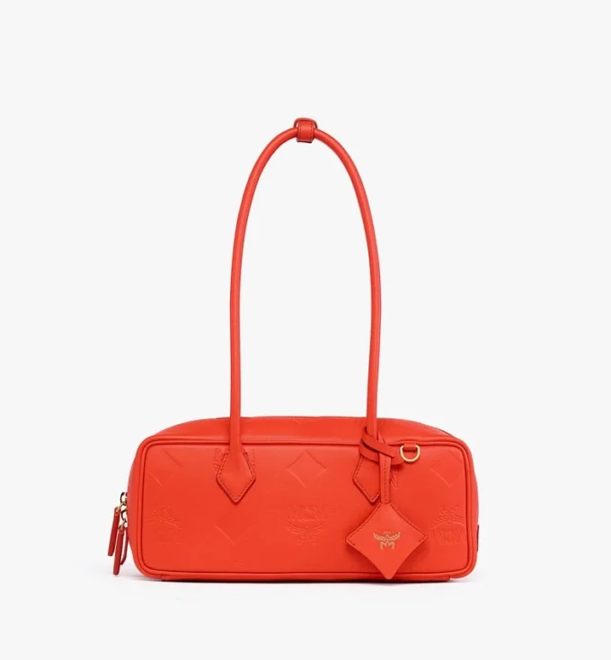 Sac à bandoulière Aren East West en cuir Maxi Monogram Sac à bandoulière Aren East West en cuir Maxi Monogram
