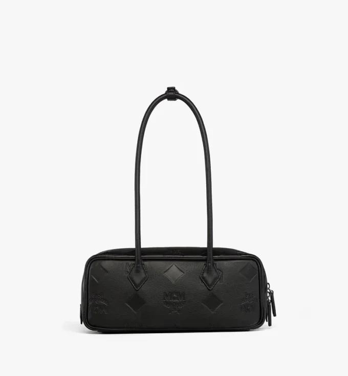 Sac à bandoulière Aren East West en cuir Maxi Monogram Sac à bandoulière Aren East West en cuir Maxi Monogram