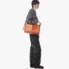Sac à bandoulière Diamant 3D en cuir de veau Sac à bandoulière Diamant 3D en cuir de veau