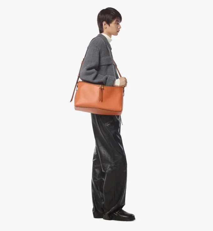 Sac à bandoulière Diamant 3D en cuir de veau Sac à bandoulière Diamant 3D en cuir de veau