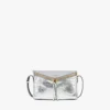 Sac à bandoulière Diamant 3D en cuir de veau métallisé Sac à bandoulière Diamant 3D en cuir de veau métallisé