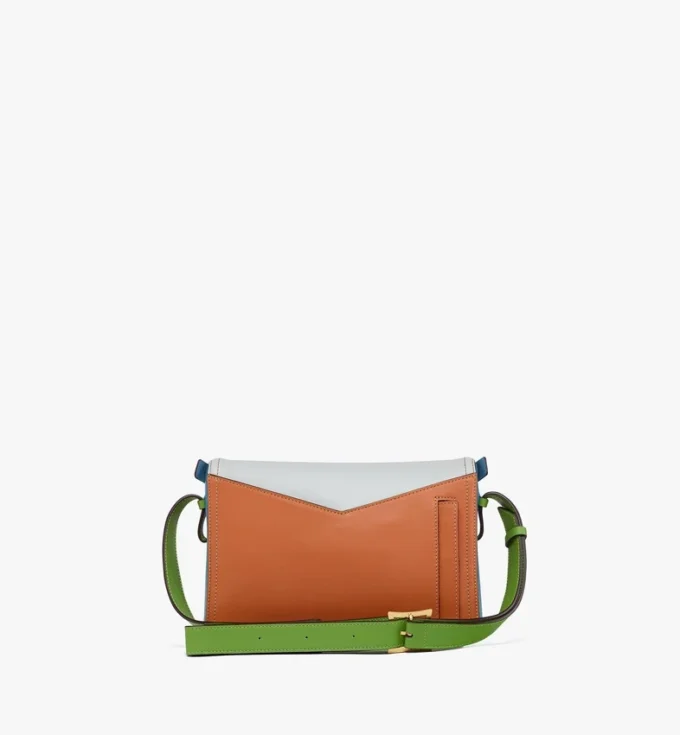 Sac à bandoulière Diamant 3D en daim et cuir de veau Sac à bandoulière Diamant 3D en daim et cuir de veau