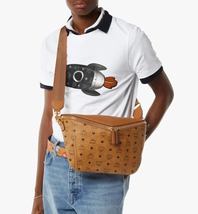 Sac à bandoulière Diamant 3D en mélange de cuir Visetos Sac à bandoulière Diamant 3D en mélange de cuir Visetos
