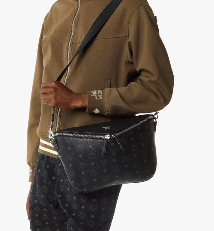 Sac à bandoulière Diamant 3D en mélange de cuir Visetos Sac à bandoulière Diamant 3D en mélange de cuir Visetos