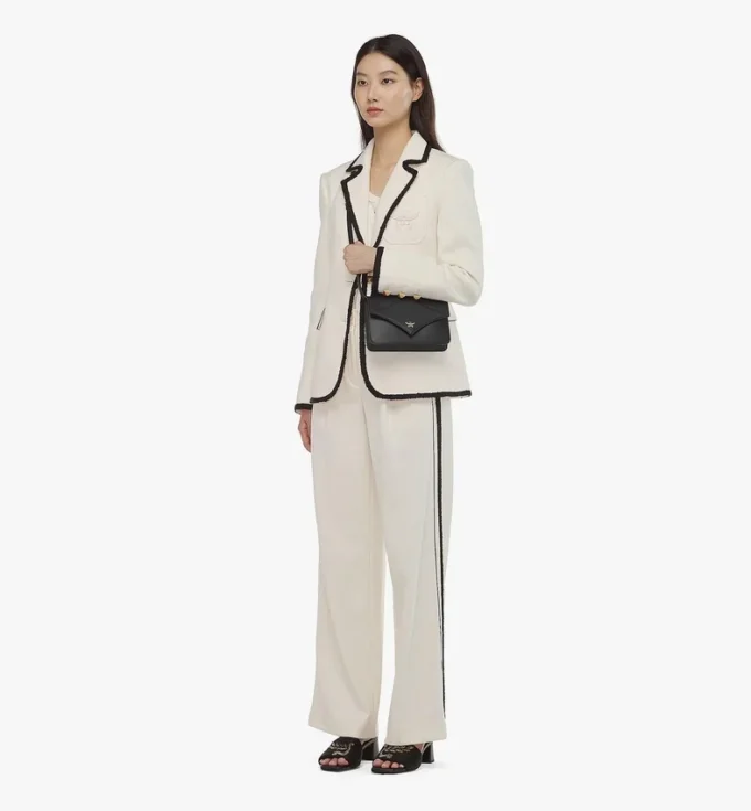 Sac à bandoulière Diamond en cuir de veau