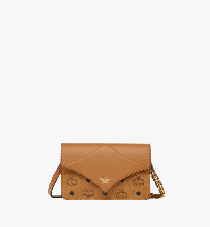 Sac à bandoulière Diamond en cuir Visetos mélangé