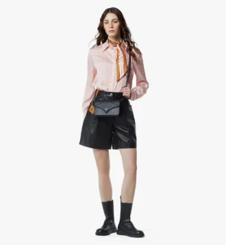 Sac à bandoulière Diamond en cuir Visetos mélangé