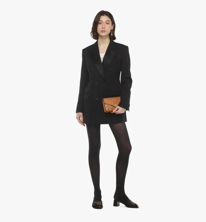 Sac à bandoulière Diamond en cuir Visetos mélangé