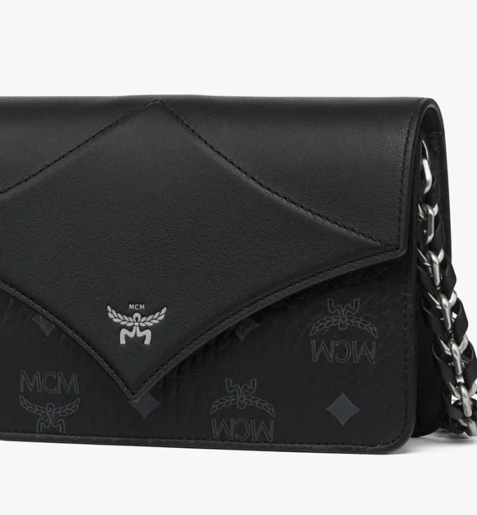 Sac à bandoulière Diamond en cuir Visetos mélangé Sac à bandoulière Diamond en cuir Visetos mélangé