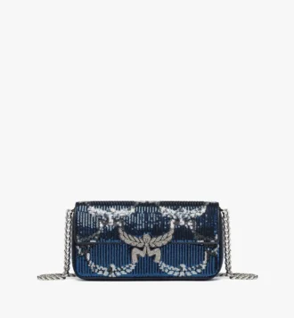Sac à bandoulière Himmel en cuir Monogram à paillettes