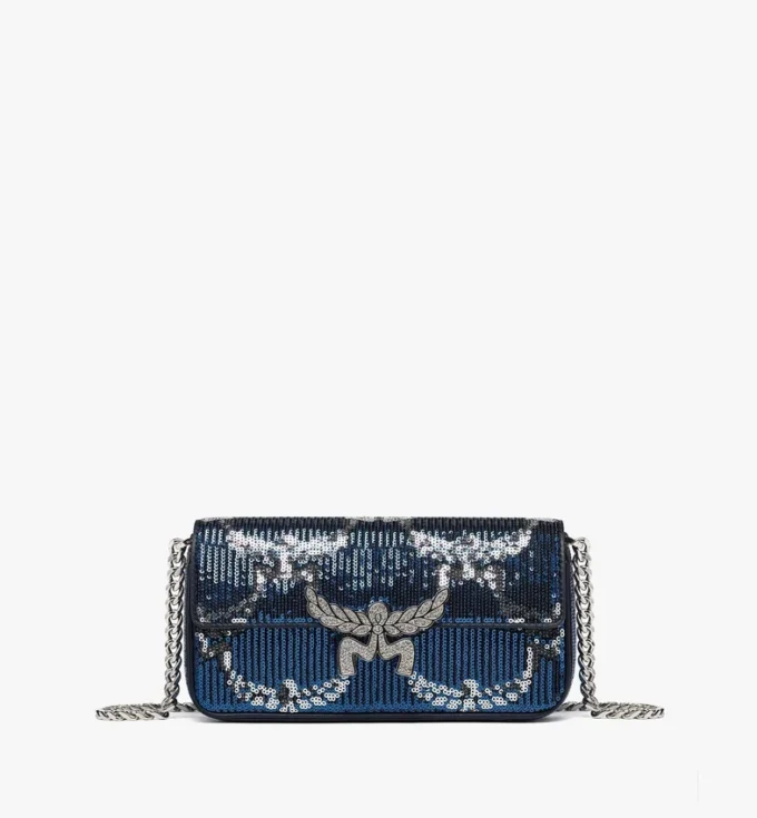 Sac à bandoulière Himmel en cuir Monogram à paillettes Sac à bandoulière Himmel en cuir Monogram à paillettes