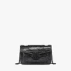 Sac à bandoulière matelassé Travia en cuir froissé Sac à bandoulière matelassé Travia en cuir froissé