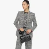 Sac à bandoulière matelassé Travia en cuir froissé Sac à bandoulière matelassé Travia en cuir froissé
