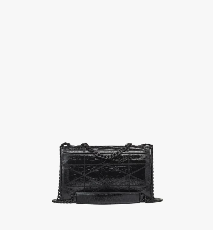 Sac à bandoulière matelassé Travia en cuir froissé Sac à bandoulière matelassé Travia en cuir froissé