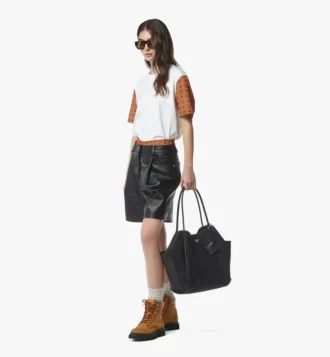Sac cabas Aren en Econyl® et cuir