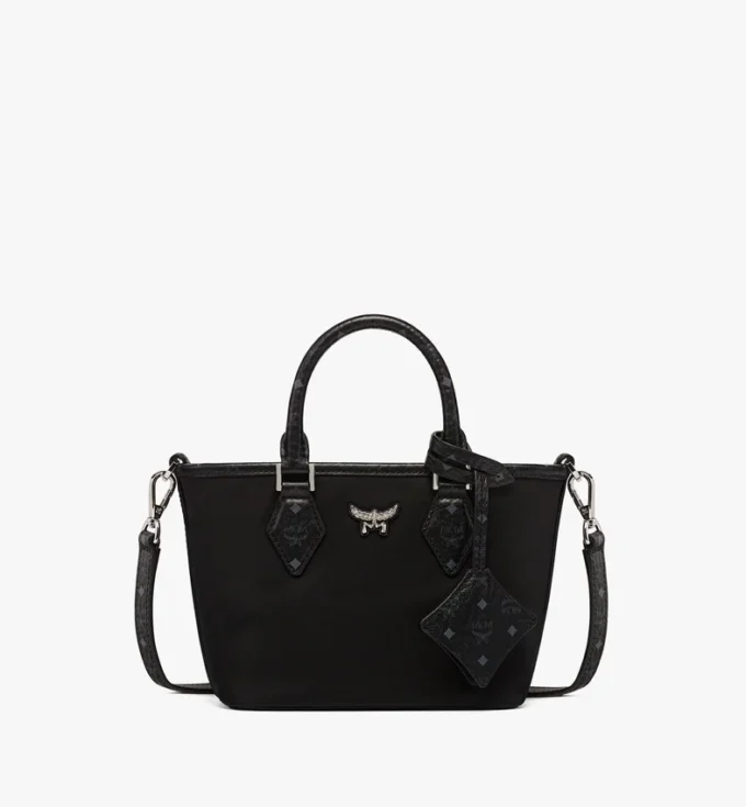 Sac cabas Aren en nylon recyclé et cuir imprimé monogramme Sac cabas Aren en nylon recyclé et cuir imprimé monogramme