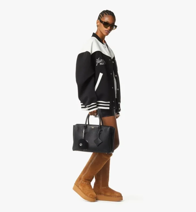 Sac cabas Milla en cuir grainé