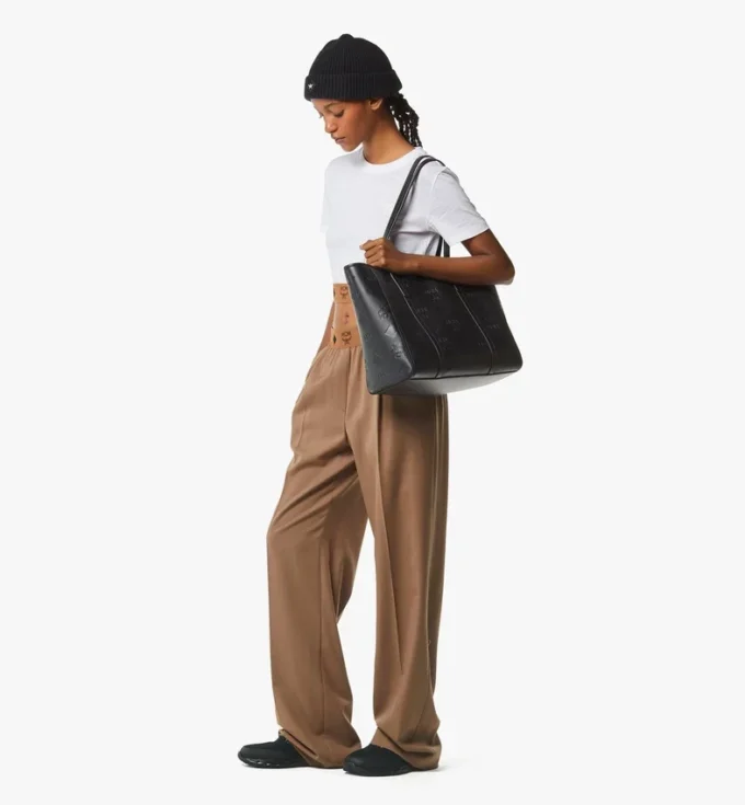 Sac cabas Toni à fermeture éclair sur le dessus en cuir Maxi Monogram Sac cabas Toni à fermeture éclair sur le dessus en cuir Maxi Monogram
