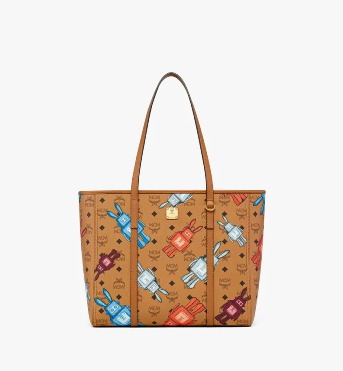 Sac cabas Toni Shopper à fermeture zippée en Visetos Rabot Sac cabas Toni Shopper à fermeture zippée en Visetos Rabot