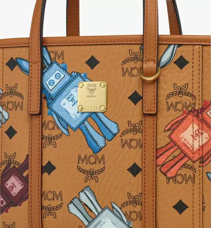 Sac cabas Toni Shopper à fermeture zippée en Visetos Rabot