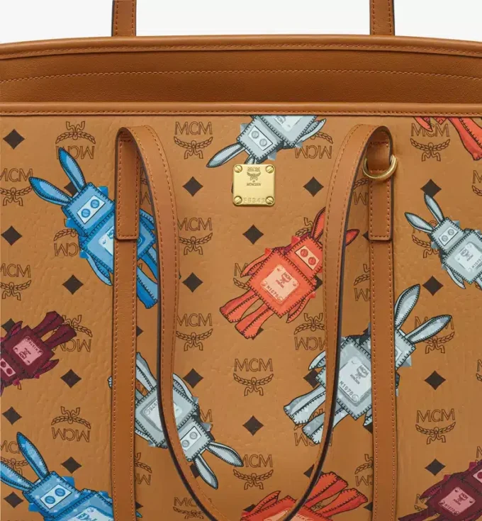 Sac cabas Toni Shopper à fermeture zippée en Visetos Rabot Sac cabas Toni Shopper à fermeture zippée en Visetos Rabot
