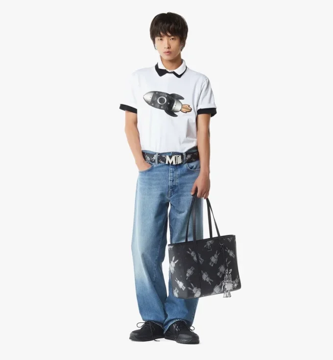 Sac cabas Toni Shopper à fermeture zippée en Visetos Rabot Sac cabas Toni Shopper à fermeture zippée en Visetos Rabot