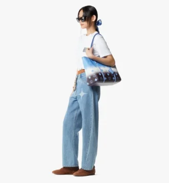 Sac cabas Toni Shopper à fermeture zippée sur le dessus, en toile Visetos dégradée