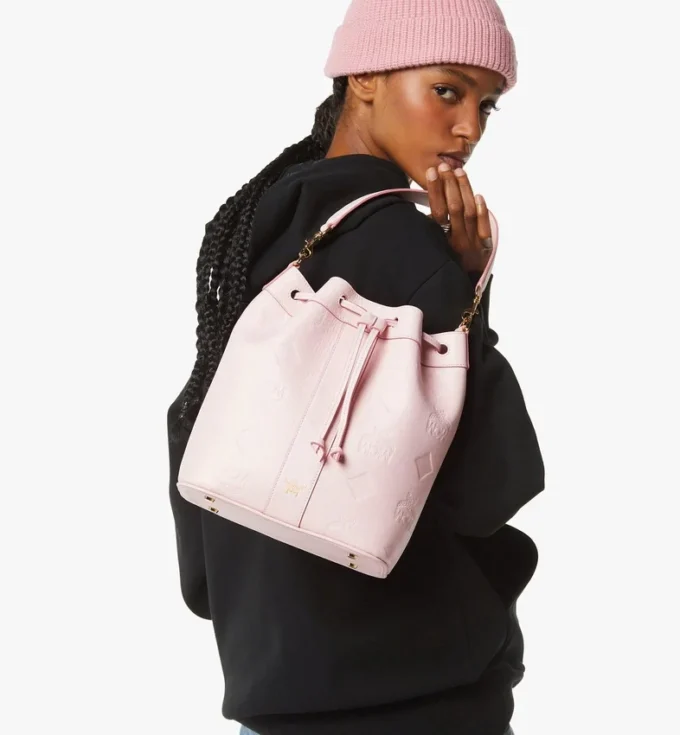 Sac à cordon Dessau Drawstring en cuir Maxi Monogram